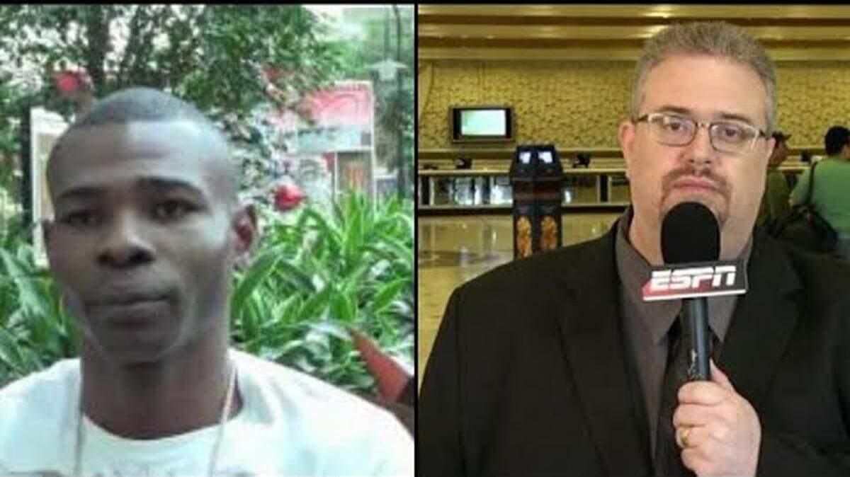 GUILLERMO RIGONDEAUX (I) y el periodista Dan Rafael.