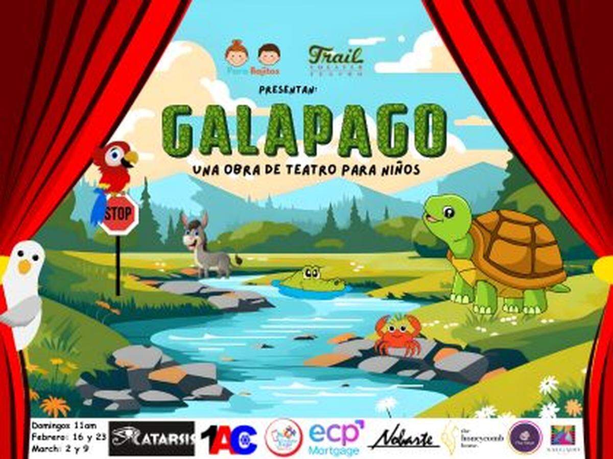 ‘Galápago’ una obra de teatro para niños en el Teatro Trail.