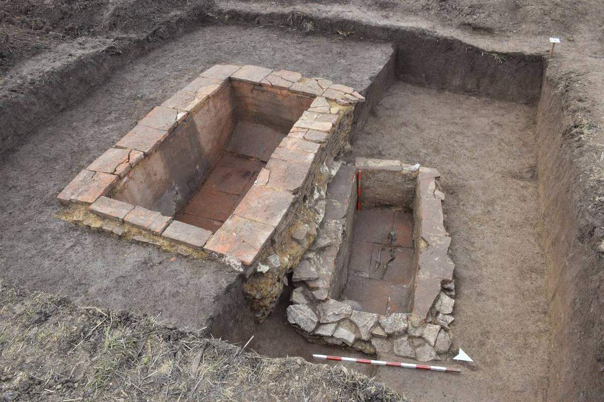 Las dos tumbas romanas encontradas en Nova Varbovka, Bulgaria.