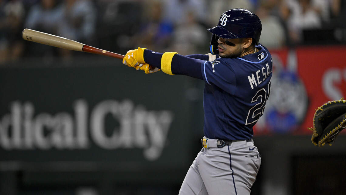 Víctor Mesa Jr. convierte su explosión con Tampa Bay en un premio mayor: Jugador de la Semana
