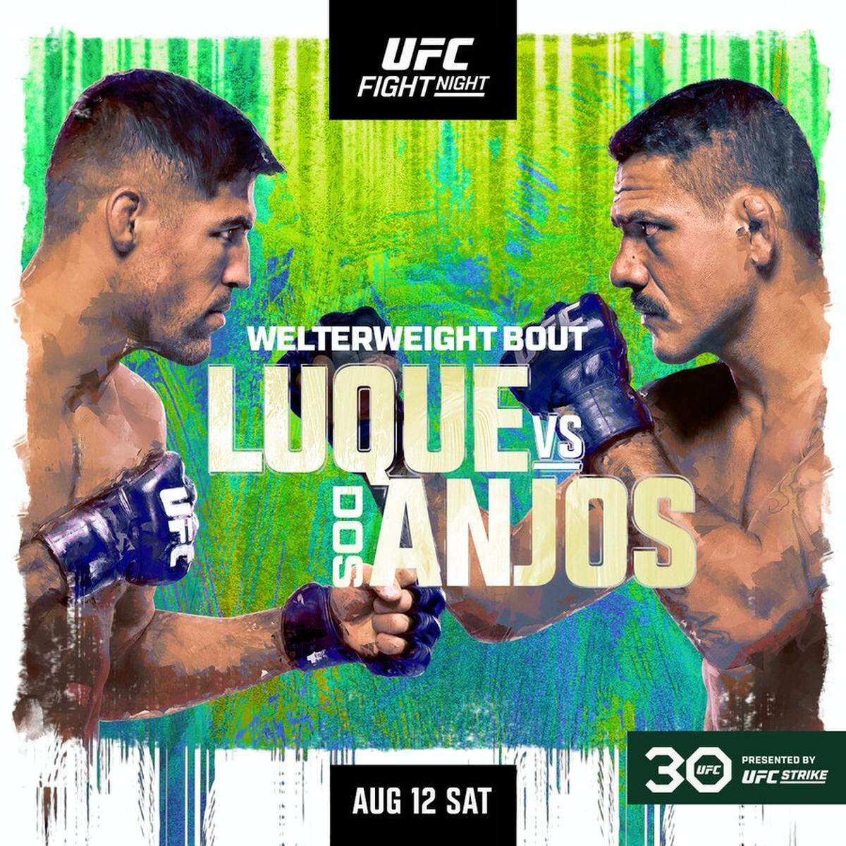 Este sábado en el Apex Center de Las Vegas, Vicente Luque enfrenta a Rafael Dos Anjos, una verdadera leyenda de la UFC.