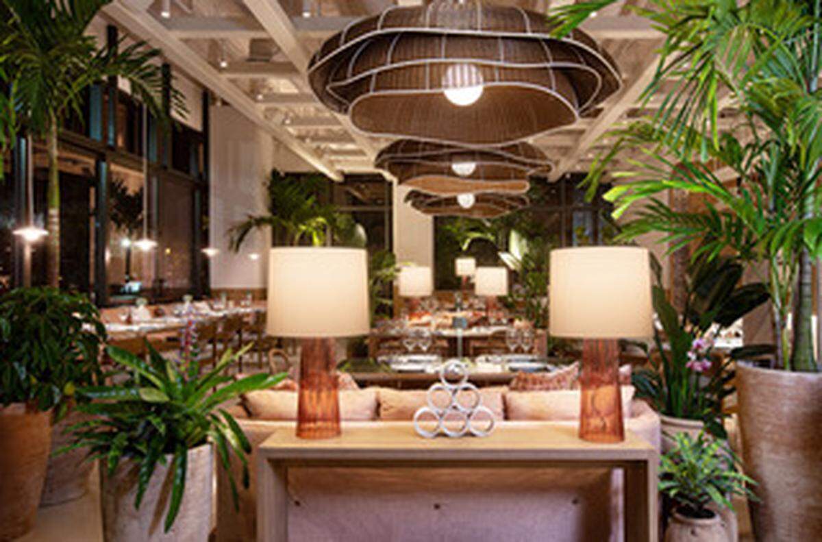 Amal, uno de los favoritos de Coconut Grove, ofrece un toque moderno de comida libanesa en un ambiente refinado y sereno.