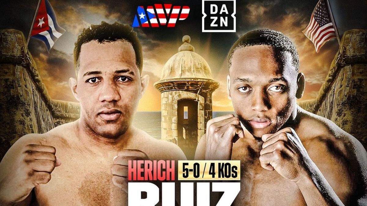 Herich Ruiz enfrentará este viernes en Caguas a Travorus Barnes en batalla de invictos, pues el antillano irá en busca de su quinta victoria en el Coliseo Roger Mendoza en pelea que será transmitida a todo el mundo por la plataforma DAZN.