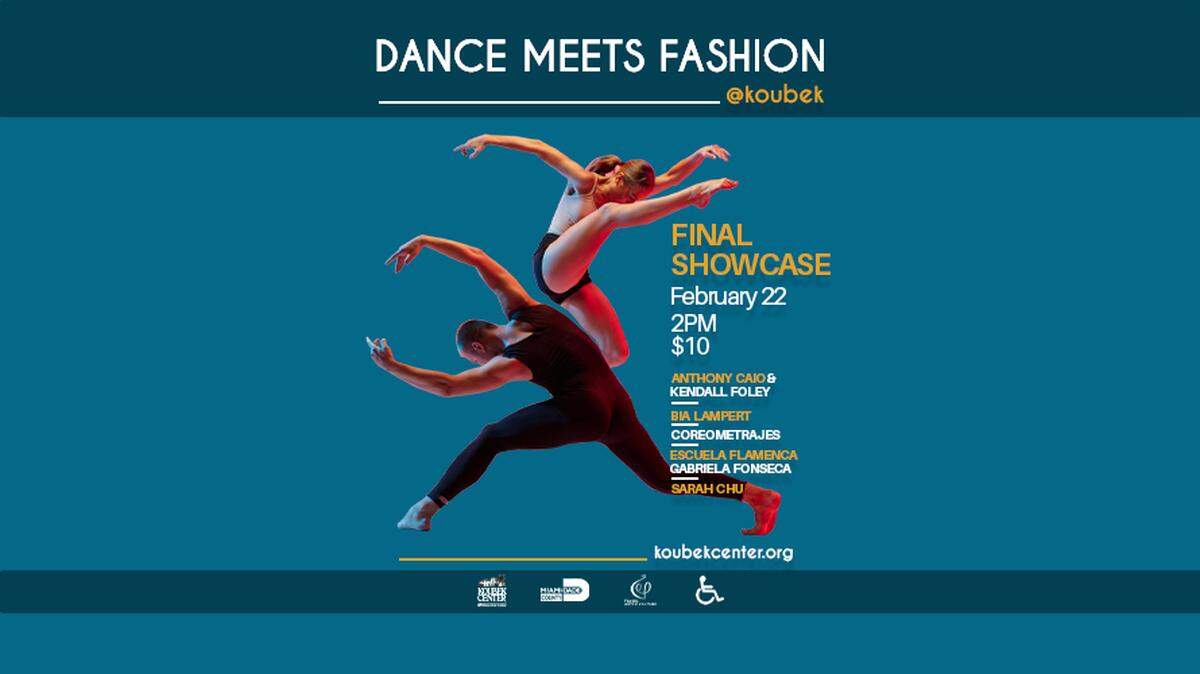 “Danza y Moda” presentación final de un proyecto para apoyar a coreógrafos y bailarines en el Koubek Center.