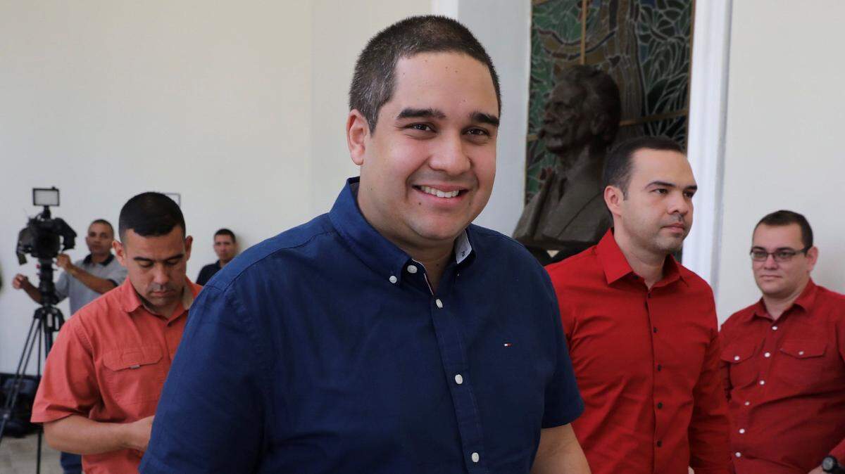 Fotografía de archivo de Nicolás Maduro Guerra (c), hijo del presidente Nicolás Maduro.