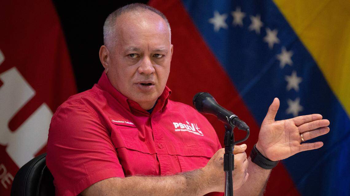 Venezuela's Interior Minister Diosdado Cabello