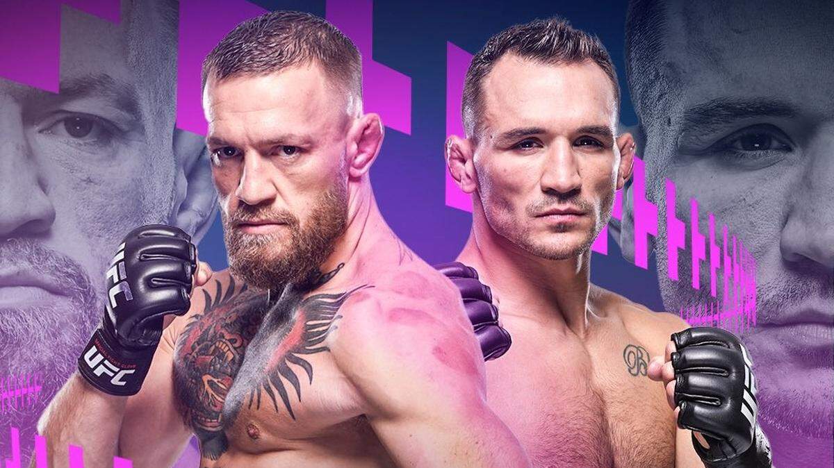 Después de dos derrotas ante Dustin Poirier, Conor McGregor (izq.) regresa el 29 de junio para la UFC 303 en Las Vegas donde le espera el siempre peligroso y también popular Michael Chandler.