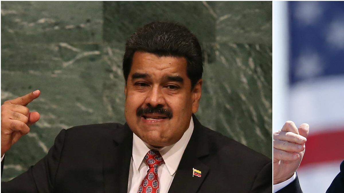 El presidente de Venezuela, Nicolás Maduro, y el candidato republicano a la presidencia de EEUU, Donald Trump.