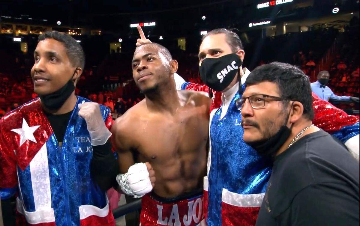 El cubano Yoelvis Gómez, quien comenzó su travesía como boxeador profesional en México, plantó su bandera en los Estados Unidos con un nocaut que habrá de abrirle muchas puertas.