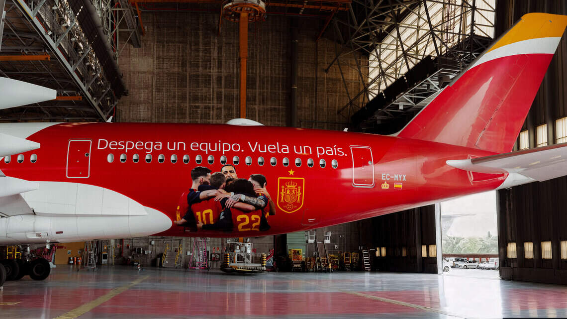 Mundial 2026: Así es el avión de Iberia de la selección de fútbol de España