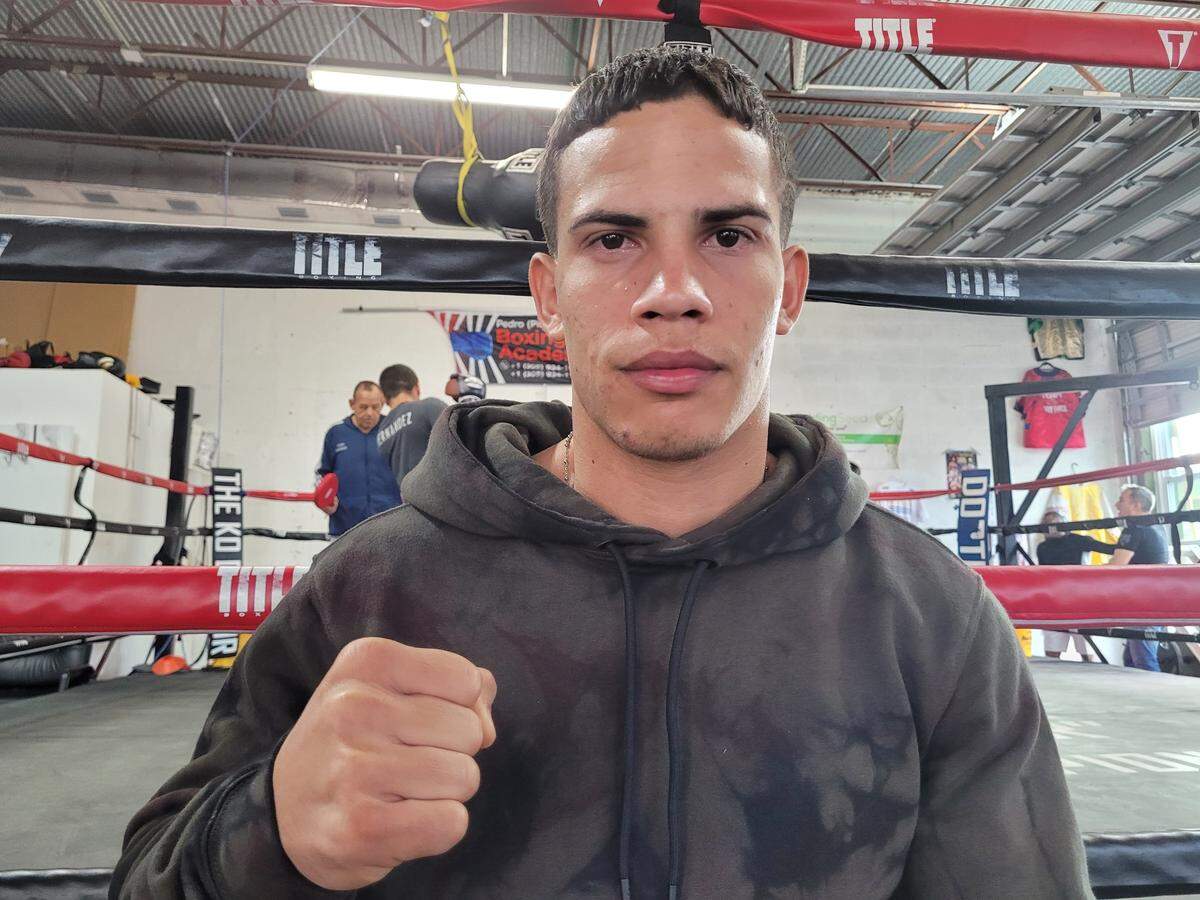 El boxeador cubano Ariel Pérez de la Torre será uno de los principales animadores de la velada del 28 de enero en el Casino de Hialeah, donde enfrentará a Drew Correll.