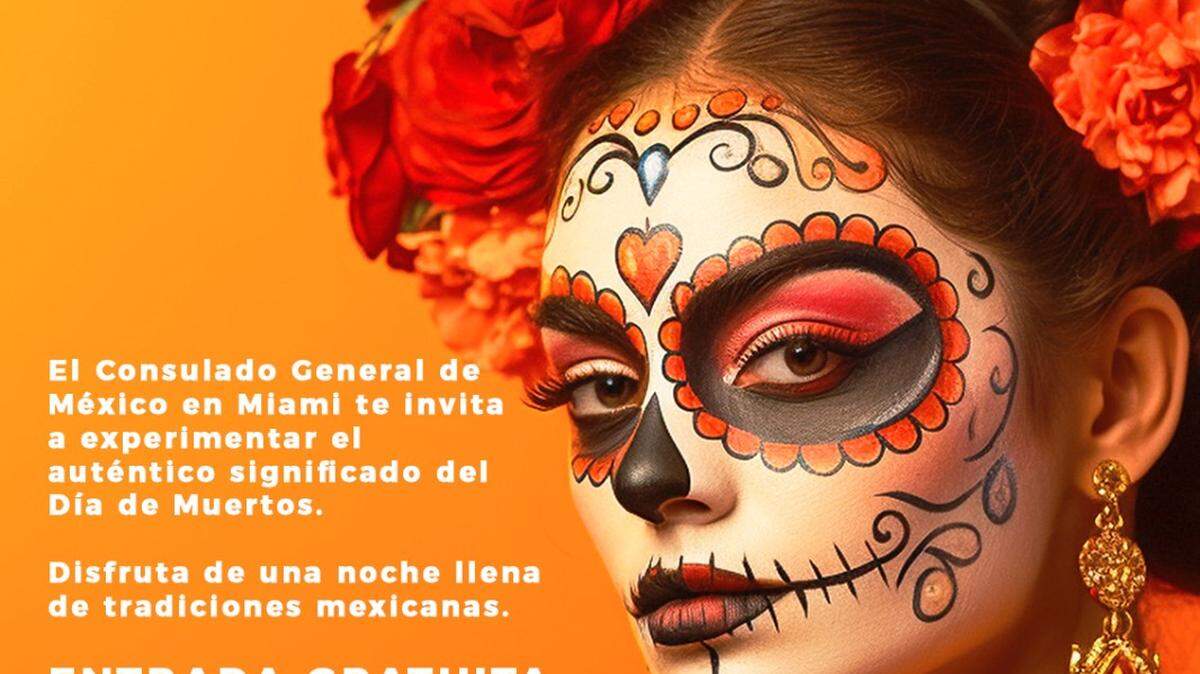 El “Día de Muertos”, una de las tradiciones mexicanas más reconocidas, se realizará en la Ciudad de Coral Gables el 26 de octubre de 2024.