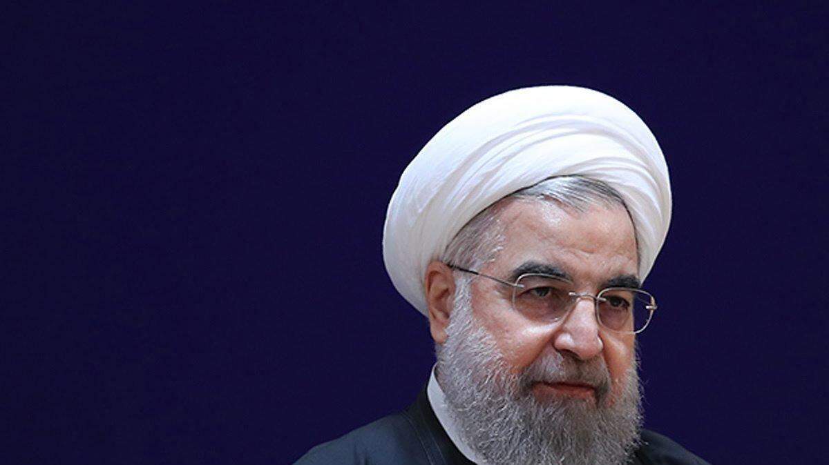 El presidente iraní, Hassan Rouhani, habla durante una ceremonia en Teherán, Irán, el 28 de enero de 2016
