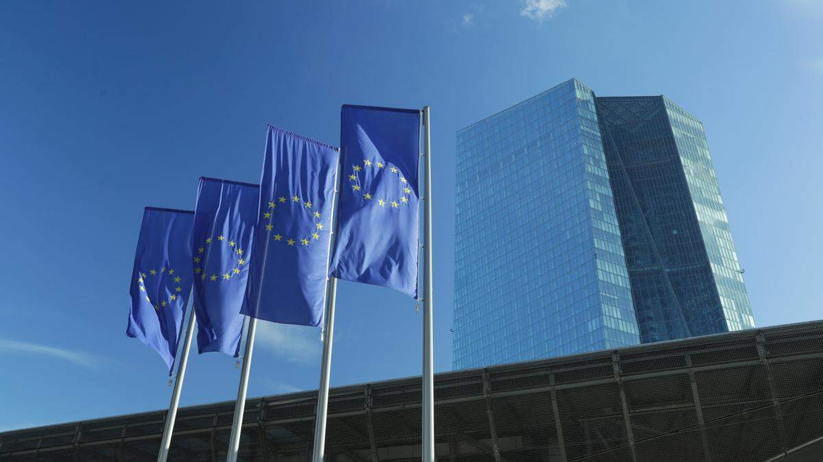 La sede del Banco Central Europeo (BCE) en Frankfurt, Alemania. La inflación en la eurozona volvió a subir en enero a 2.5%, lo que representa el cuarto mes seguido en crecimiento. La meta del BCE es 2%.