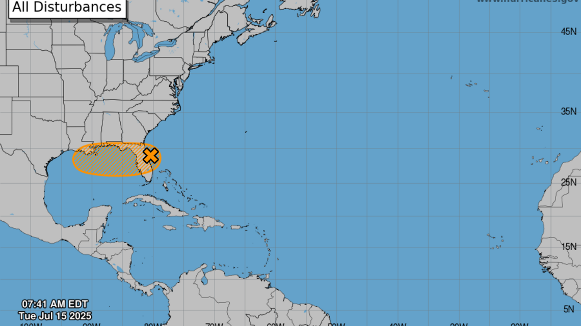 Más lluvias azotarían a Florida. Meteorólogos pronostican formación de depresión tropical