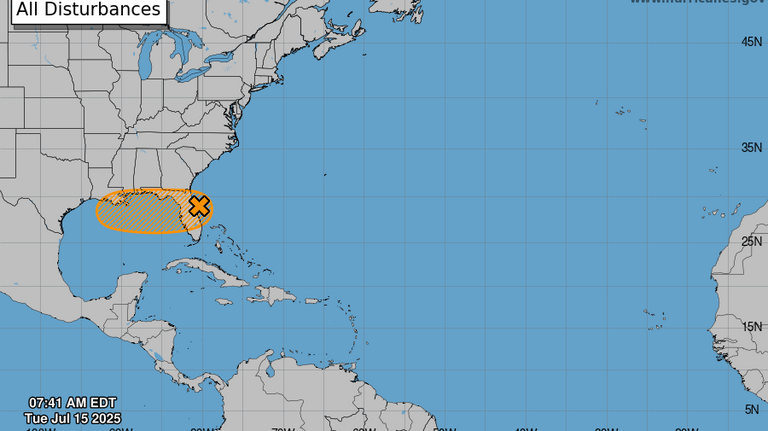 Más lluvias azotarían a Florida. Meteorólogos pronostican formación de depresión tropical