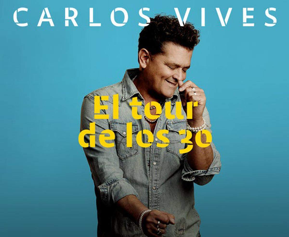 Carlos Vives trae ‘El tour de los 30’ en el Kaseya Center.