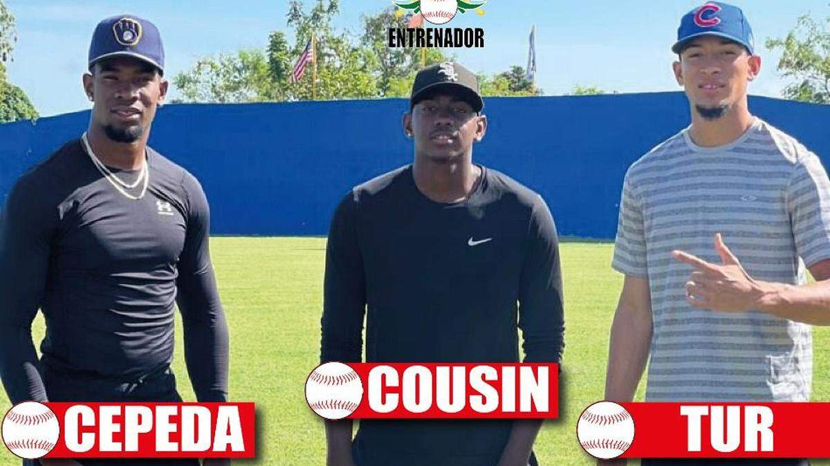 Peloteros cubanos Geisel Cepeda, Yosimar Cousín y Yunior Tur vivirán un momento importante el próximo 6 de julio en San Pedro de Macorís, República Dominicana, cuando se presenten ante los scouts de Grandes Ligas.