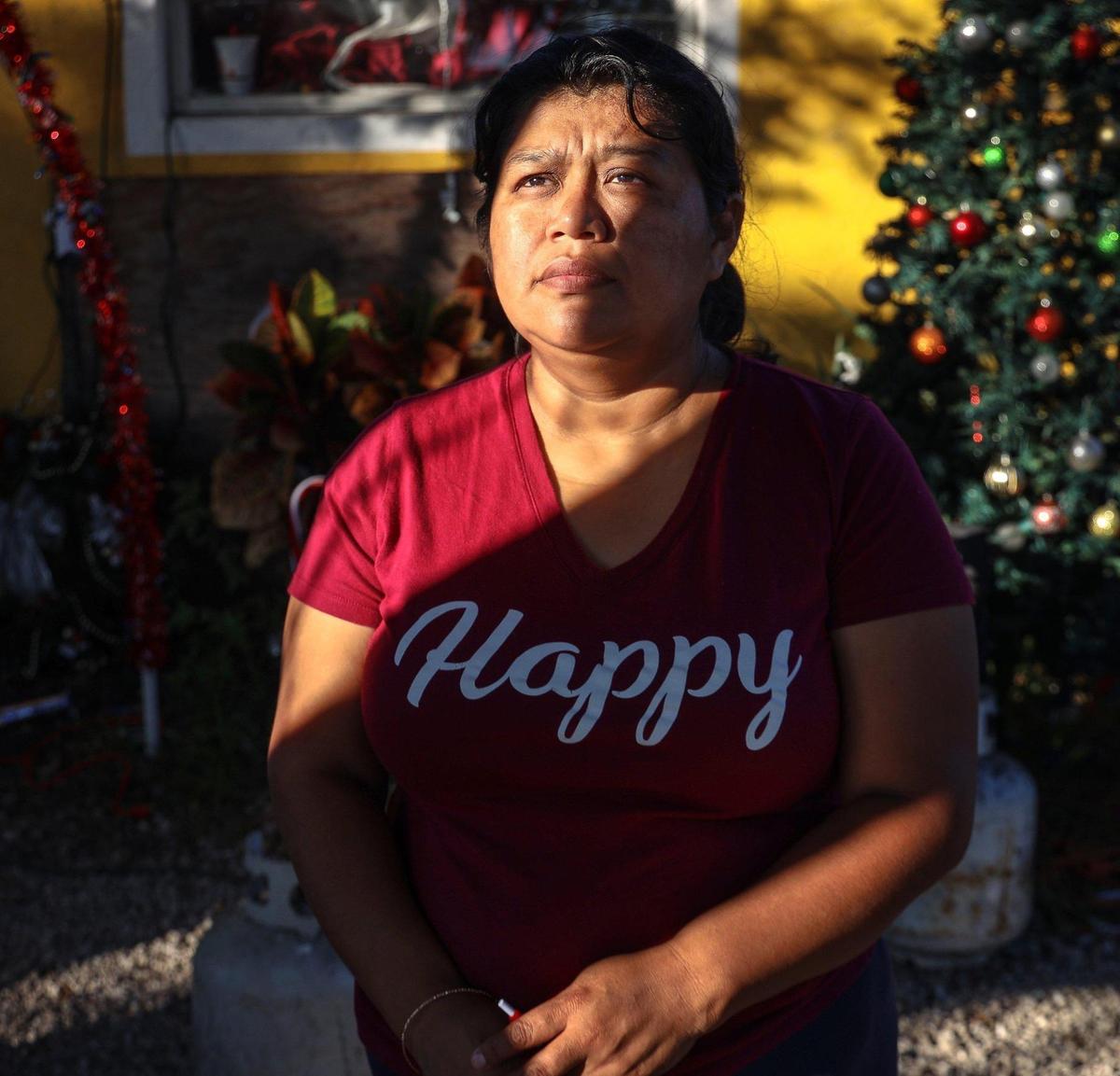 Loyda Gonzalez is undergoing treatment for cancer and takes the bus to her appointments.