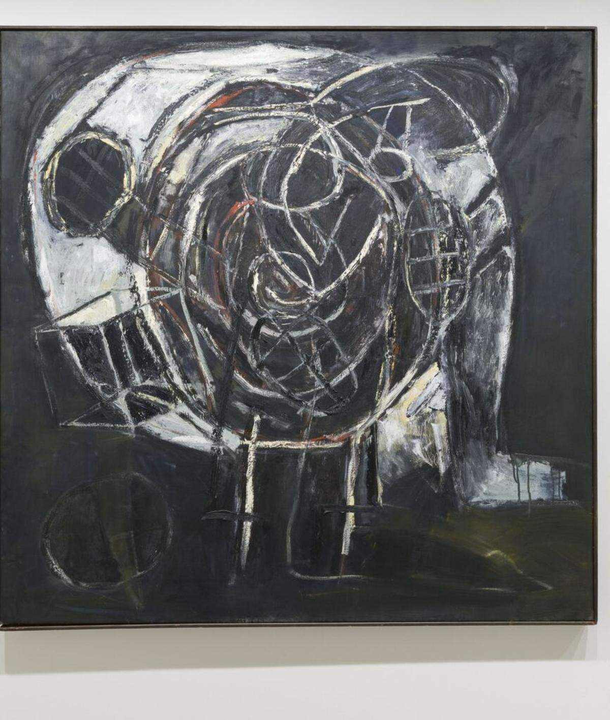 “Circolo #1”, 1990, de Carlos Alfonzo (1950–1991), óleo sobre lienzo, 60 x 60 pulgadas. Colección de Craig Robins. 
