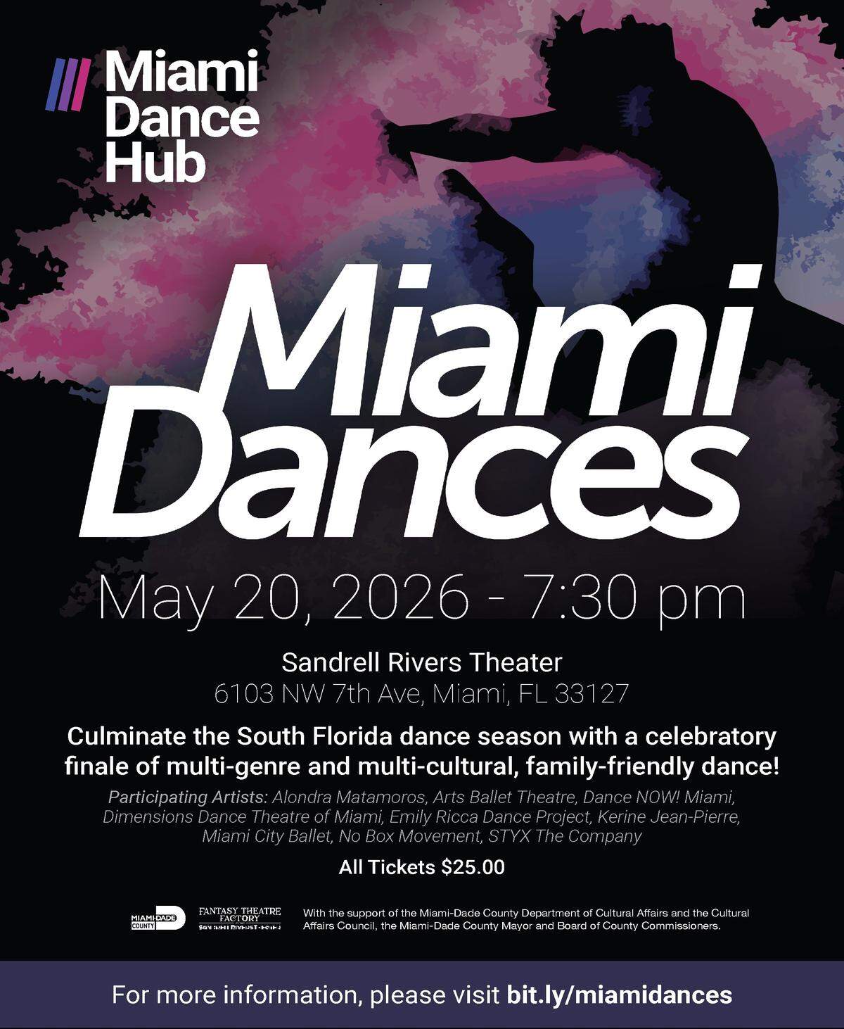 Cartel promocional de MIAMI DANCES 2026