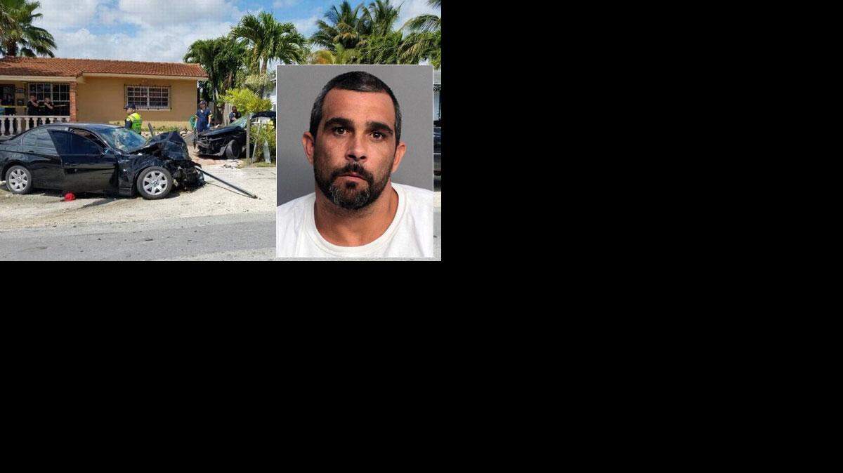Nicholas Castelao, de 35 años, fue acusado de conducir en estado de embriaguez tras consumir metanfetamina en cristal.