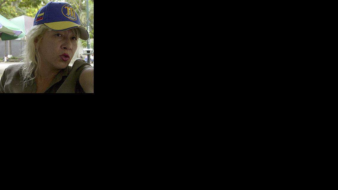 Lina Ron en una foto de archivo del 2002.