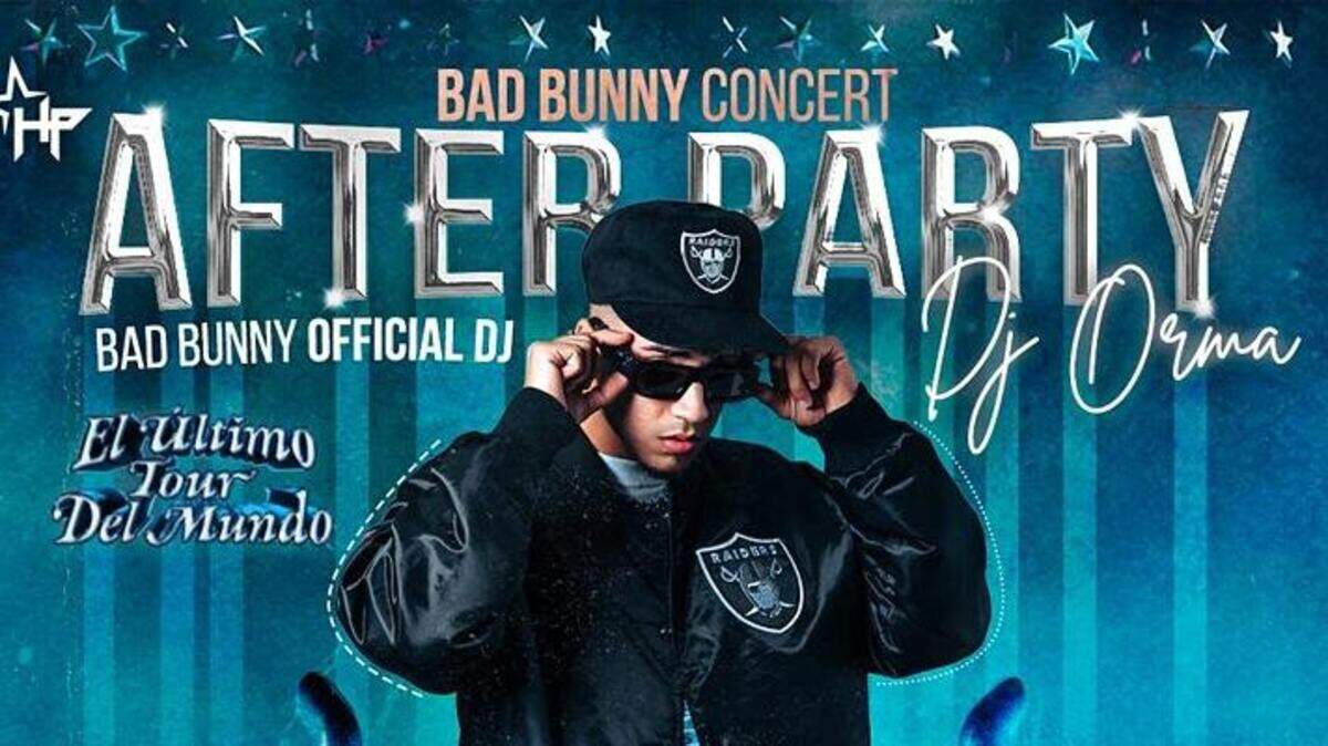 Afterparty del concierto oficial de Bad Bunny.