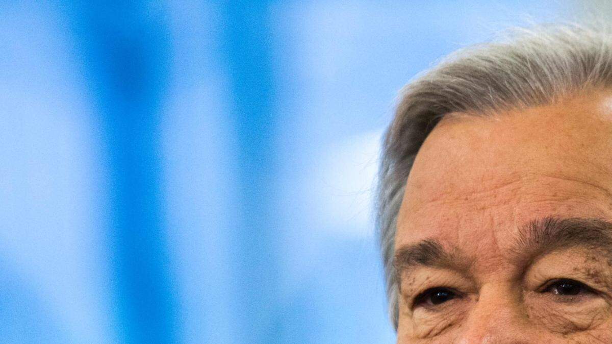 El secretario general de la ONU, Antonio Guterres, pidió al presidente estadounidense, Donald Trump, que retire su decreto sobre migración que impide el ingreso a Estados Unidos de refugiados y ciudadanos de siete países de mayoría musulmana. Foto archivo, 3 de enero de 2017.