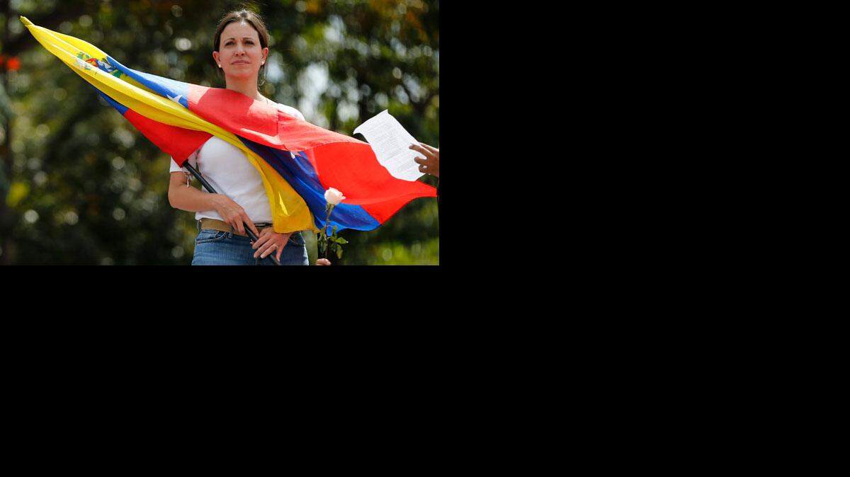 La líder opositora y ex diputada María Corina Machado en una foto de archivo.