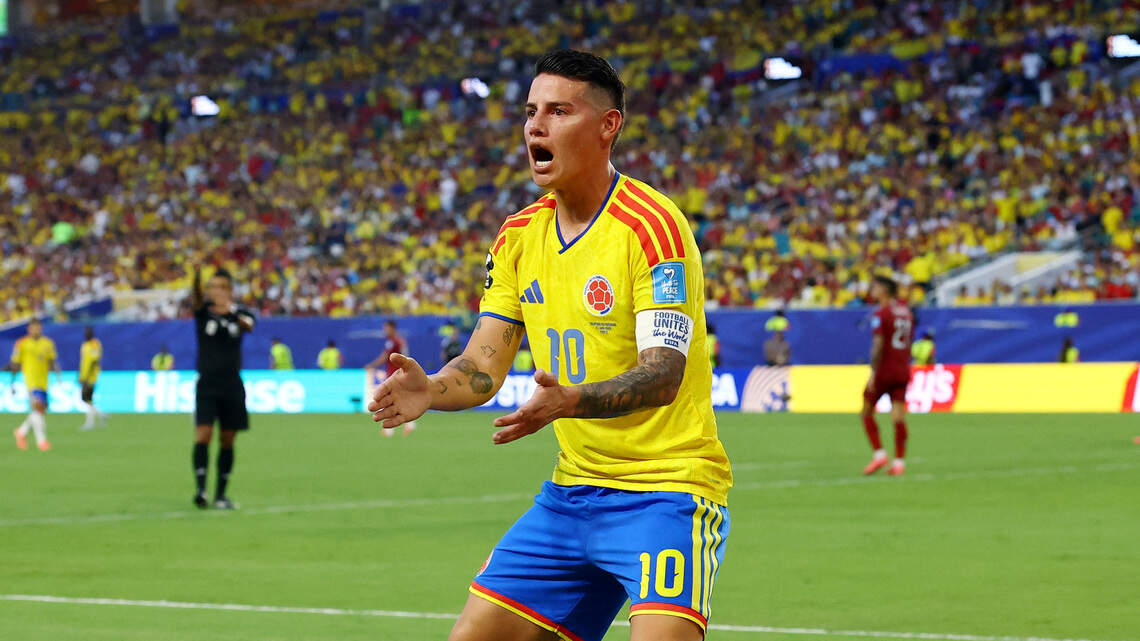 James Rodríguez se retira de la selección Colombia después de 15 años