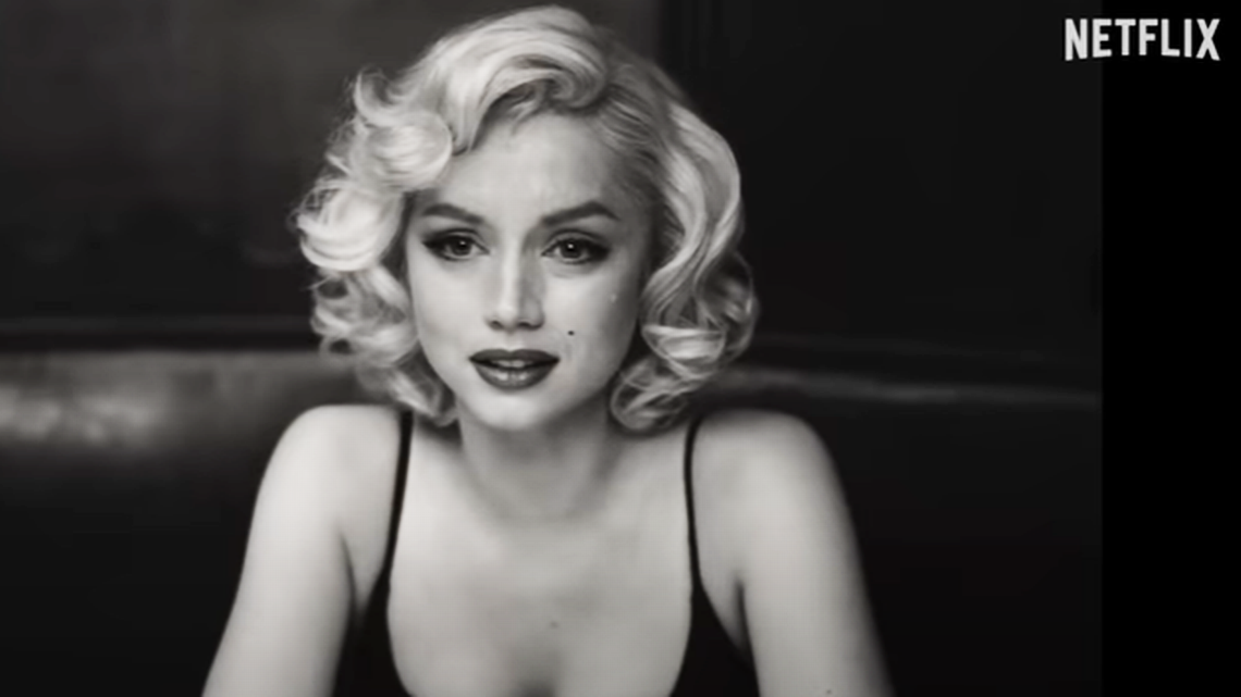 Ana de Armas en ‘Blonde’. Captura de pantalla/NETFLIX