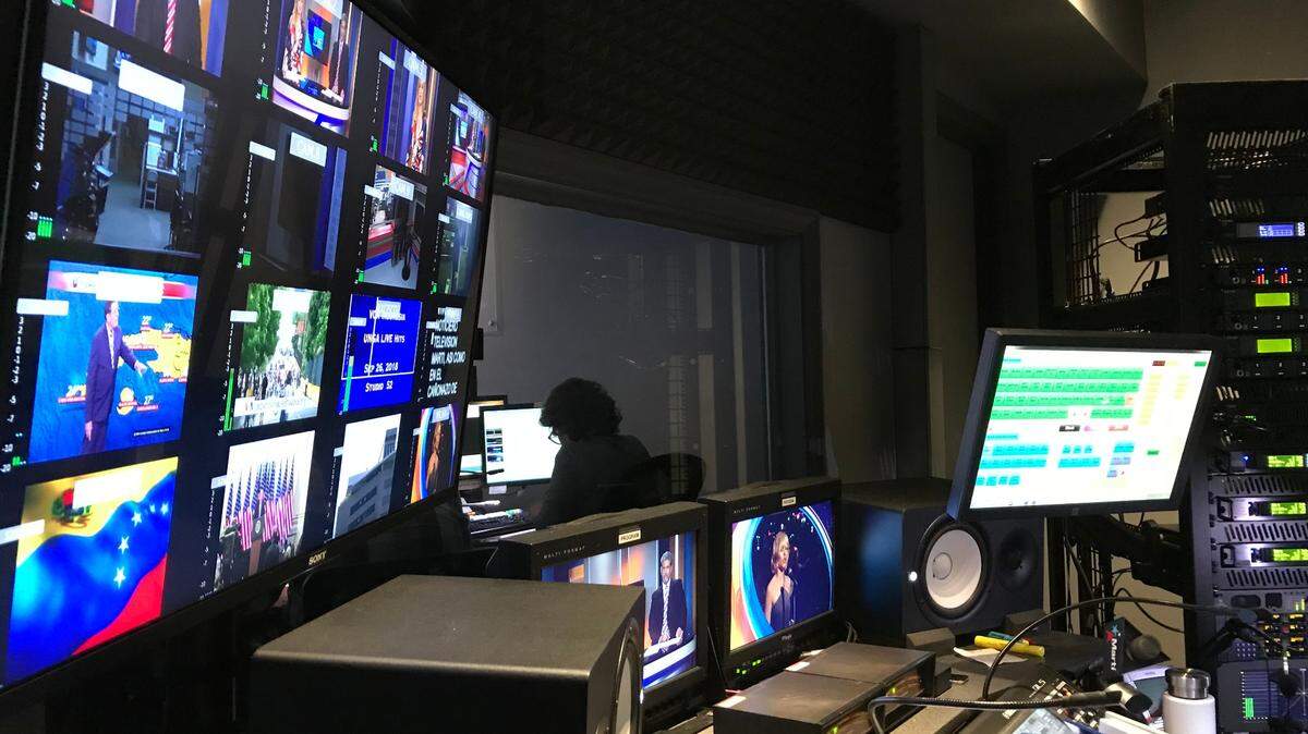 Foto de archivo de los estudios de Radio y TV Martí.