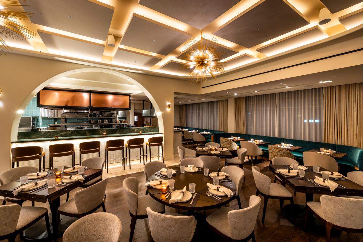 Interior de Daniel’s, restaurante de carnes en Fort Lauderdale, del equipo del exclusivo restaurante italiano Fiola en Coral Gables.
