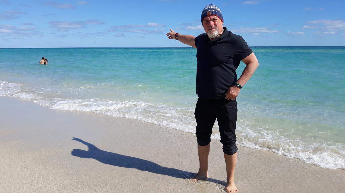 Desde las playas de Miami Beach Nino Fraguela pidió a los cubanos no arriesgar la vida lanzándose al mar para llegar a Estados Unidos.