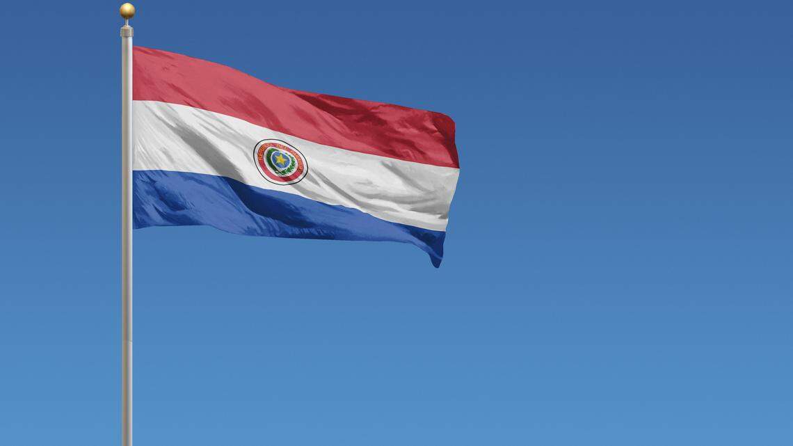 Bandera de Paraguay.