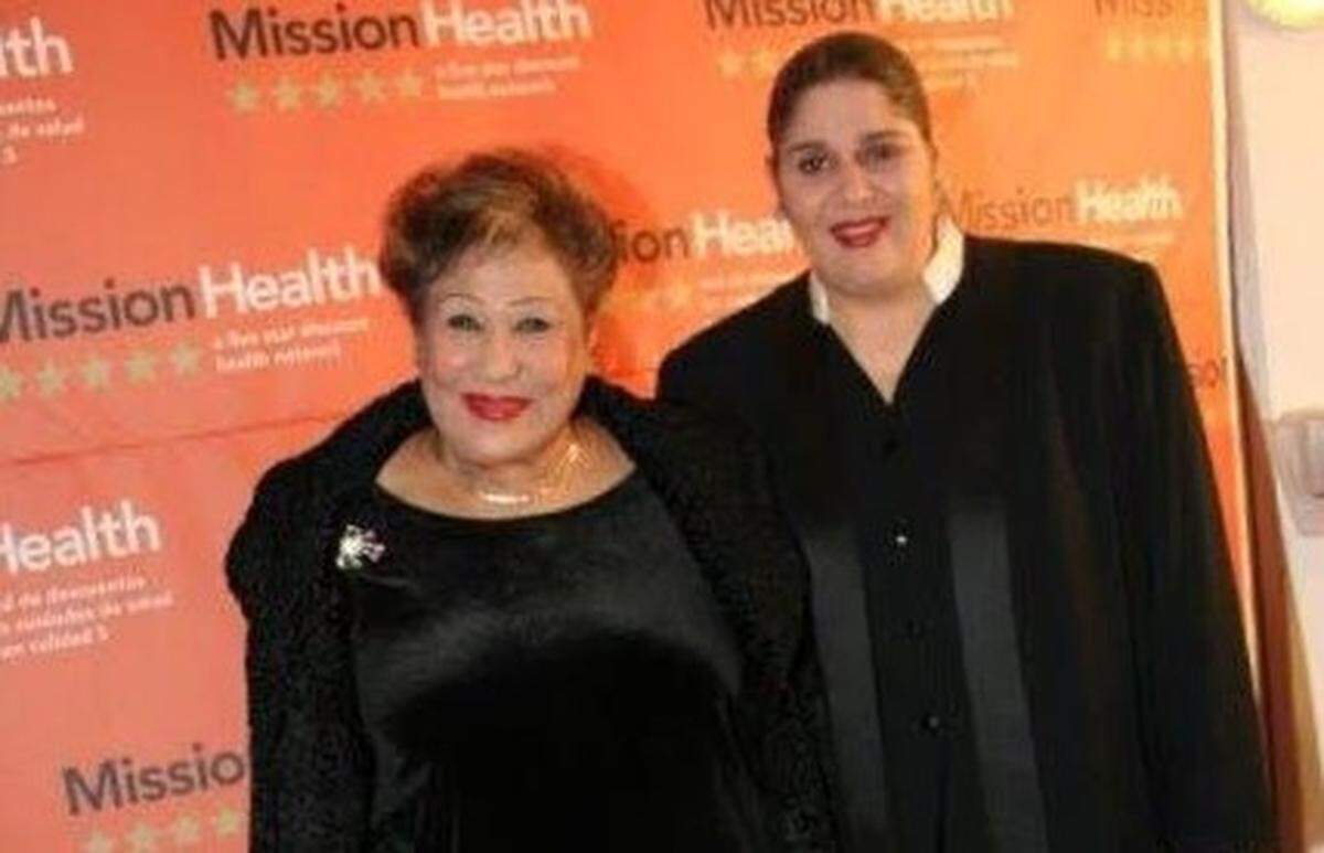 Olga Guillot junto a su hija Olga María Touzet