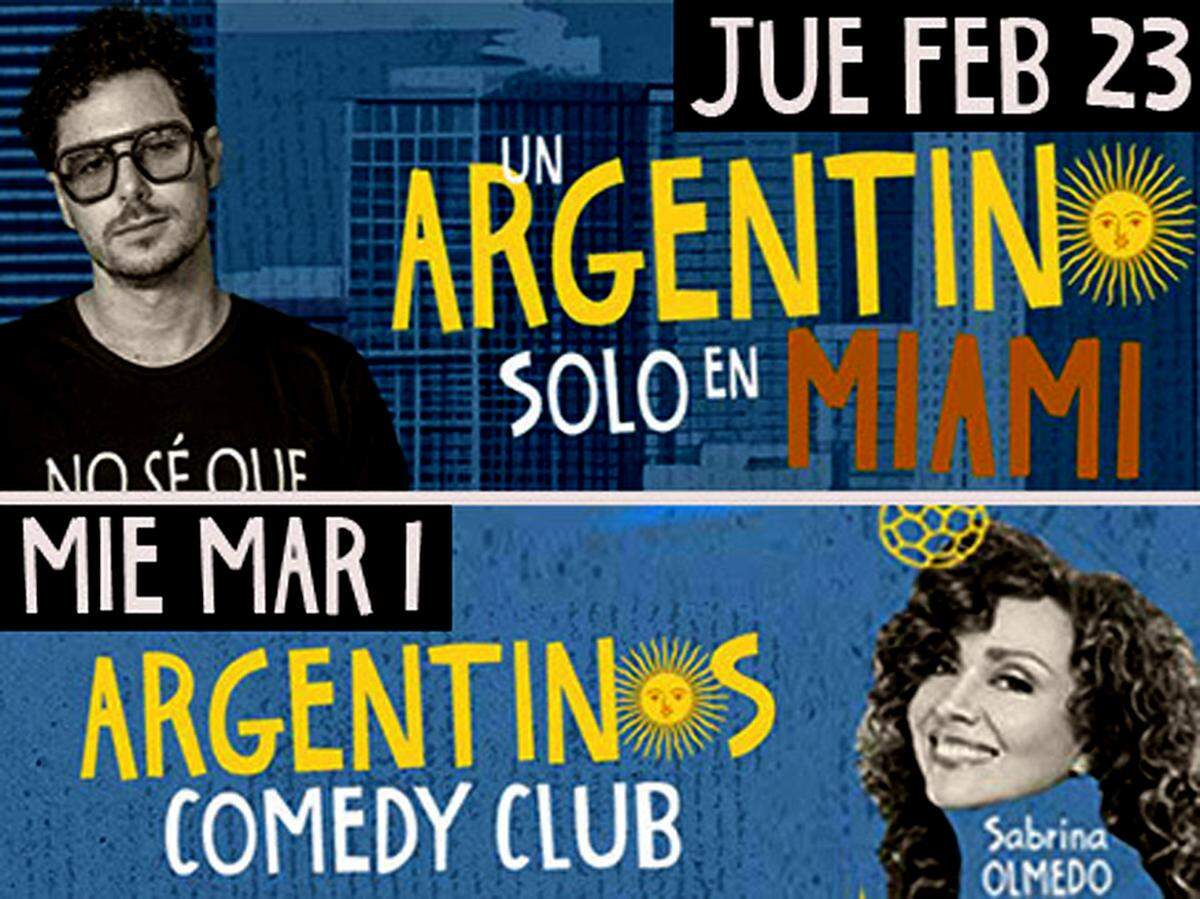 Comedia ‘Un argentino en Miami’ en el Teatro Trail.