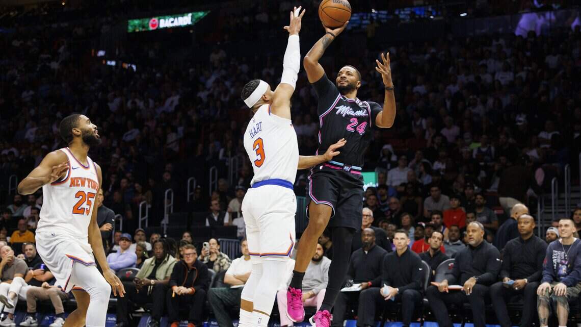 Con un héroe anónimo, el Heat se impone a los Knicks en un verdadero final de infarto en el Kaseya Center