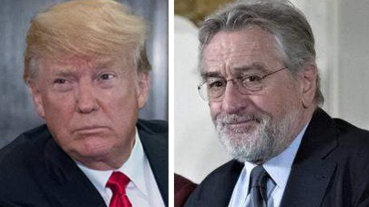 Donald Trump, Robert de Niro.