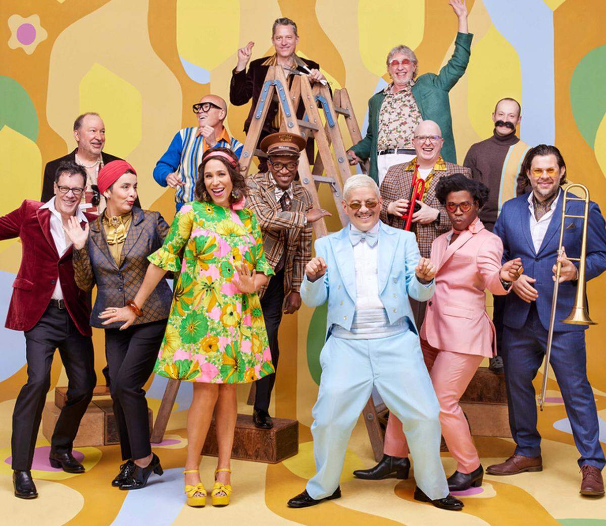 Pink Martini con China Forbes en Miami Beach Bandshell.