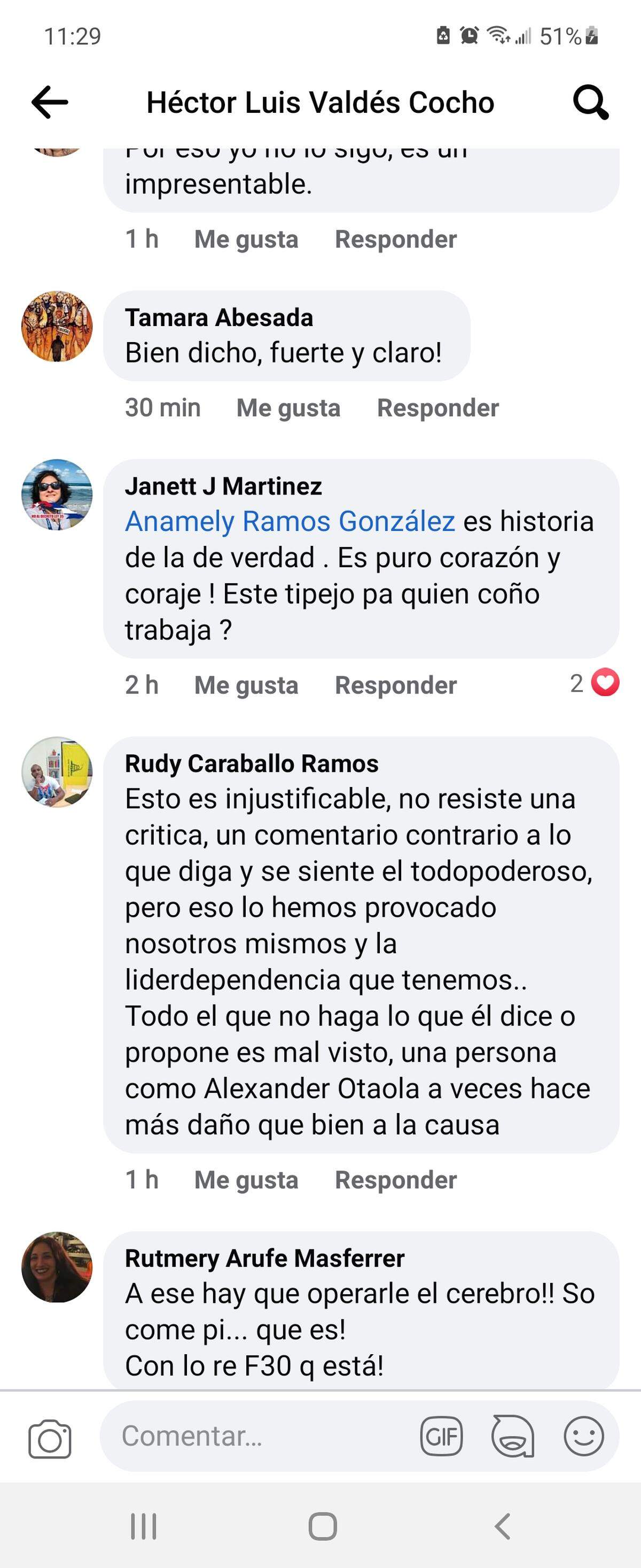 Críticas a Otaola por sus comentarios sobre Anamely Ramos y el Funky