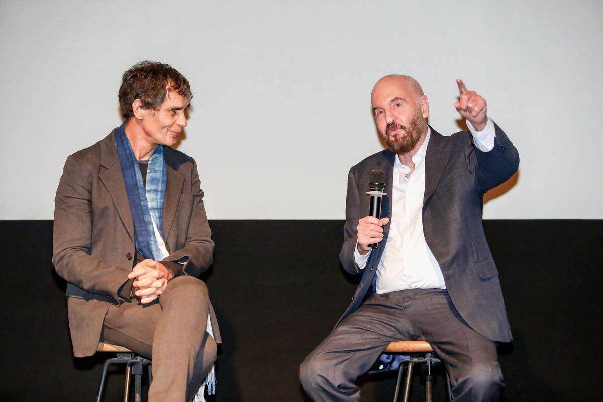 Tomás Sánchez con Juan Carlos Martín, director de ‘Perseverancia’, en México.