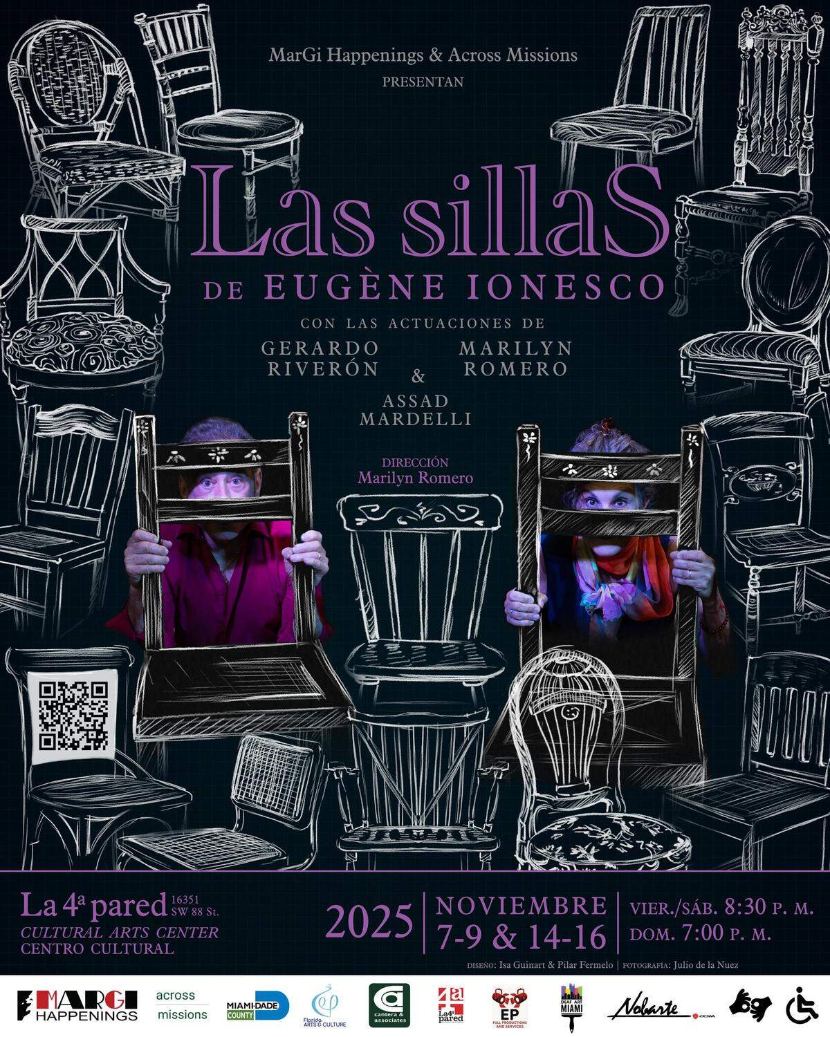 El afiche de la obra, realizado por Isa Guinart & Pilar Fermelo.