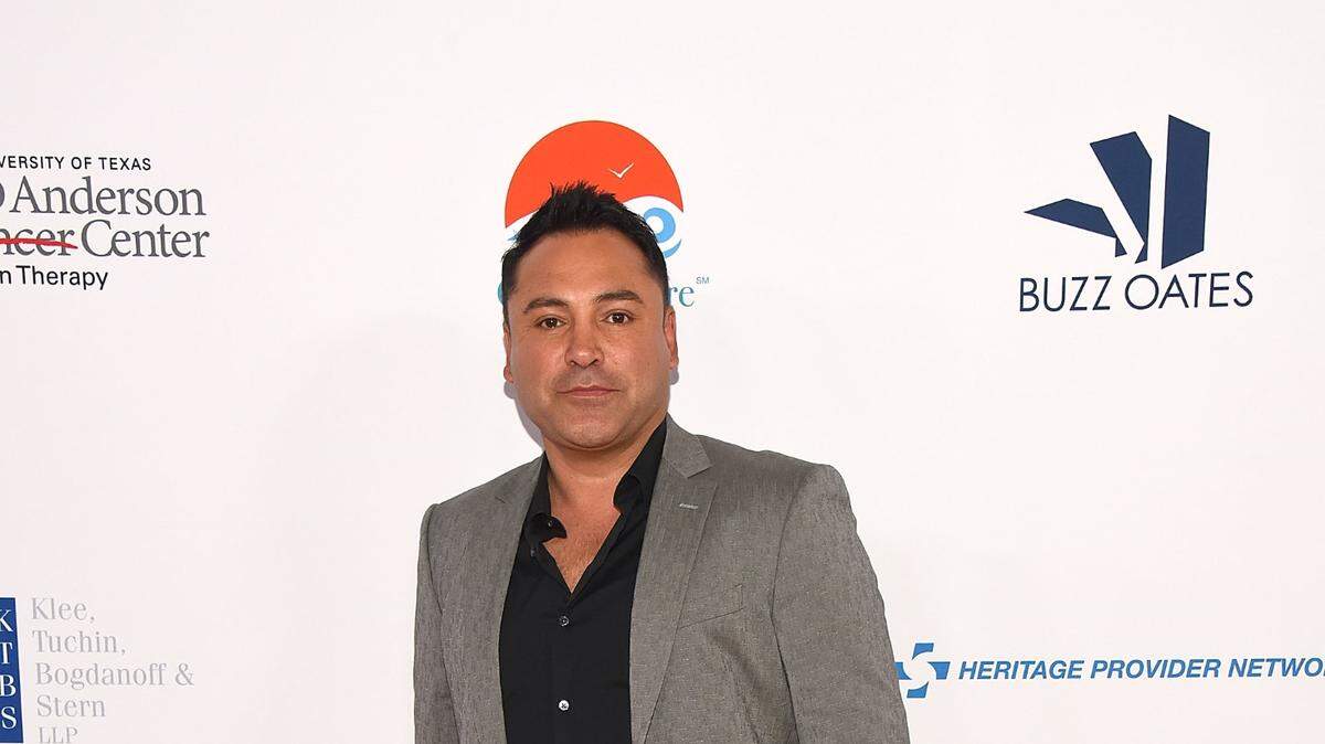 Foto de archivo del 10 de agosto de 2018. Oscar de la Hoya expresó el lunes en una entrevista con TMZ Sport que analiza “seriamente’’ postularse para la presidencia de Estados Unidos y que sueña con iniciar una carrera política.