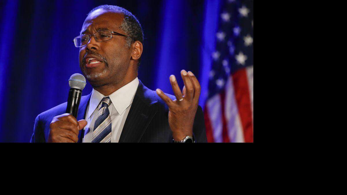 El precandidato presidencial republicano Ben Carson en una foto de archivo. 