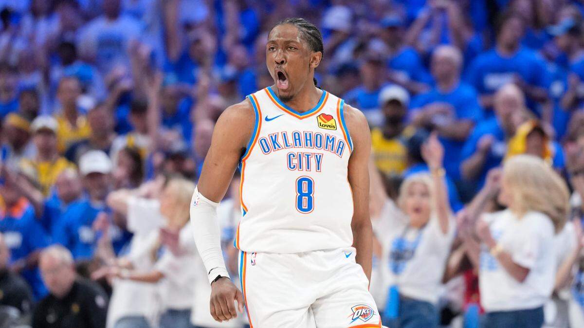 Con 40 puntos de Jalen Williams, el Thunder de Oklahoma City derrotó este lunes 120-109 a los Pacers de Indiana y se colocaron a solo una victoria de proclamarse campeones de la NBA.