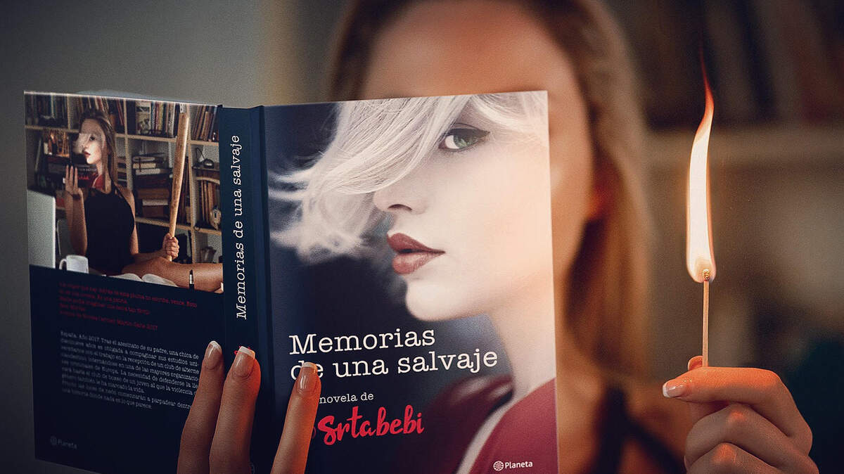 Una imagen promocional del libro de Srtabebi, ‘Memorias de una salvaje’.