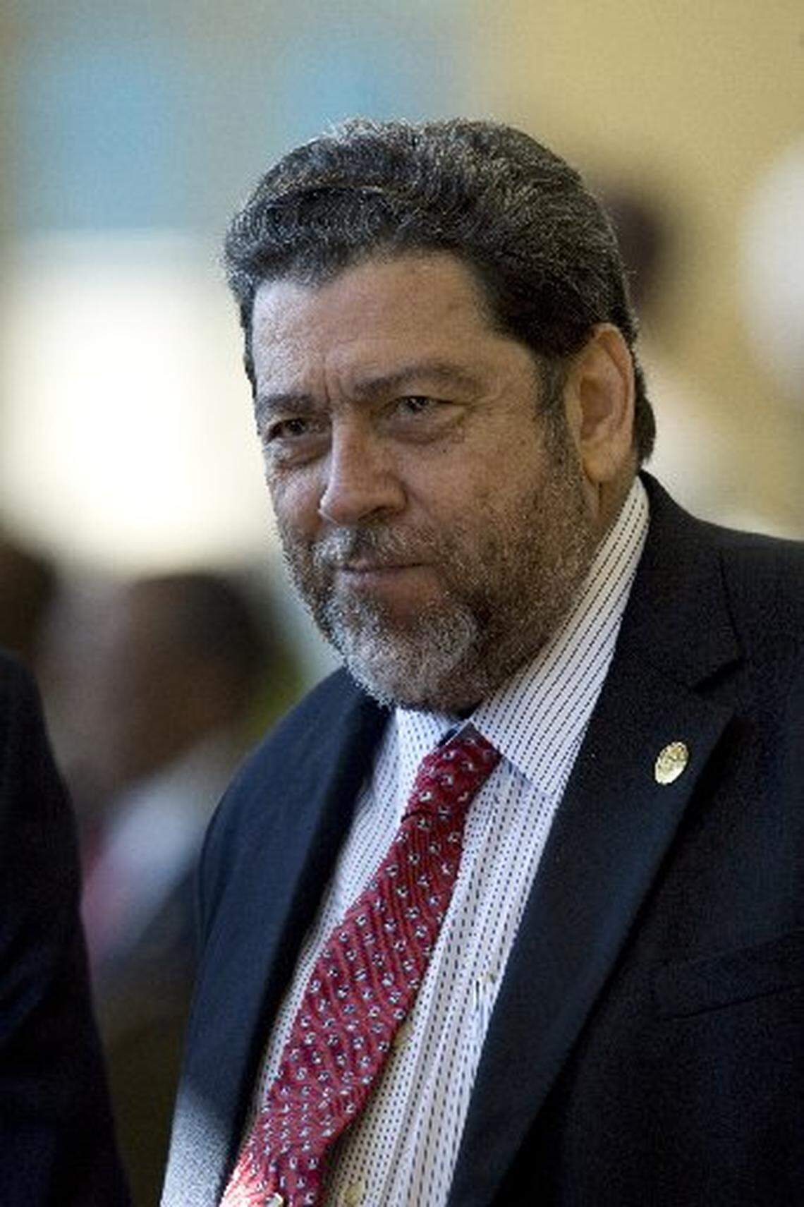 St. Vincent and Grenadines Prime Minister Ralph Gonsalves.