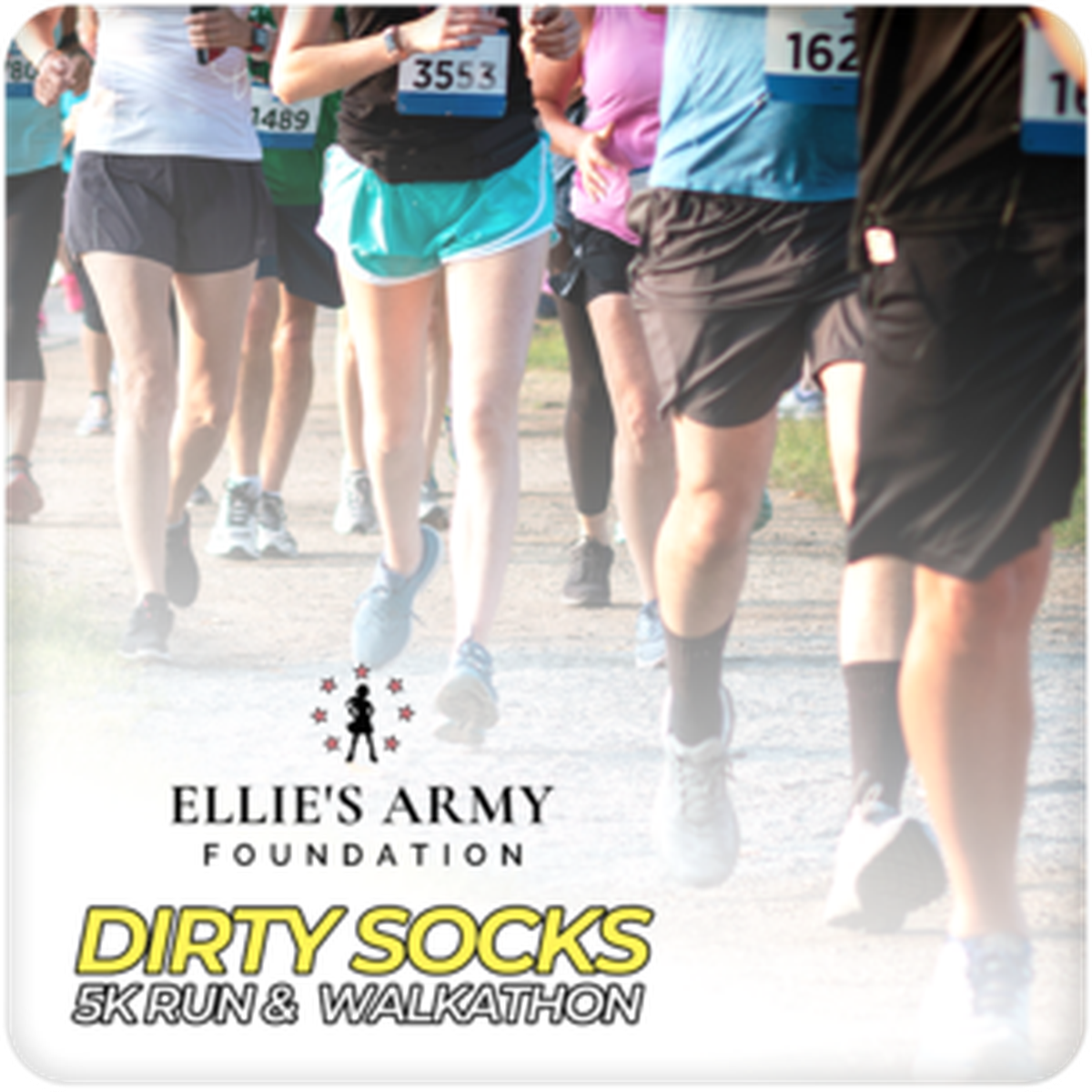 Carrera y caminata Dirty Socks 5K por una gran causa.